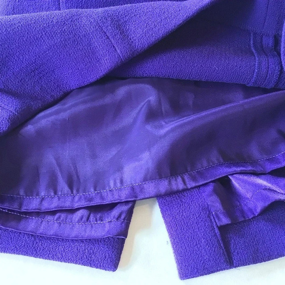 Milly Clarisse Dress Sz 8 Purple Vintage Bustier Cocktail Homecoming Formal EUC - Picture 8 of 10